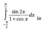 Value of the definite integral