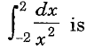 The value of integral